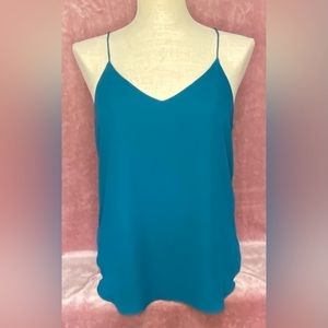 RW&CO teal racer back tank top/cami. Size M‎